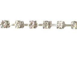 Rhinestone Banding - Cup Chain SS12 - Single Row - Crystal