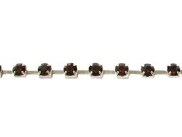 Rhinestone Banding - Cup Chain SS16 - Single Row - Siam
