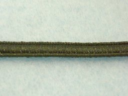 Shock Cord Elastic 962 - Oval Black 1/8"