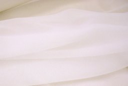 Wholesale Silk Chiffon - Diamond White 15 yards
