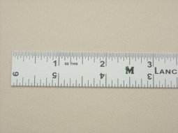 Lance Straight Edge Ruler-6" x 3/4"