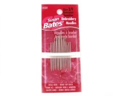 Susan Bates- Embroidery Needles Size 3/9