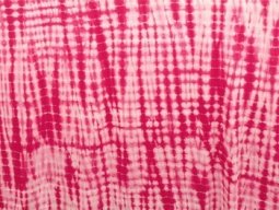 Shibori Rayon Process Bamboo Knit - Trellis #66029 - Red #05