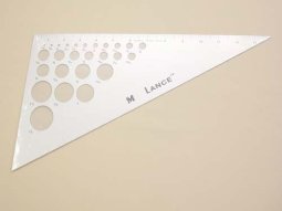 Lance Triangle Ruler 14" - 30-60-90