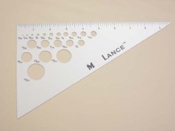 Lance Triangle Ruler 10" - 30-60-90