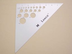 Lance Triangle Ruler 6" - 45-45-90