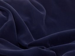 Triple Velvet Fabric - Navy
