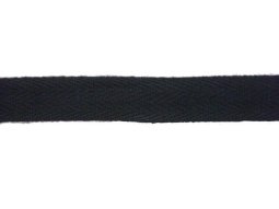 Wholesale Twill Tape - 1/2" Cotton Black