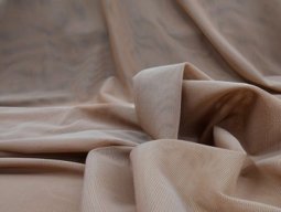 Wholesale Vera Sheer Stretch Mesh - Sable