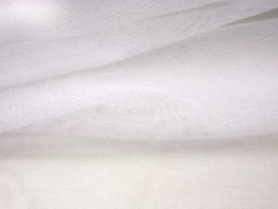 Vera Sheer Stretch Mesh -White