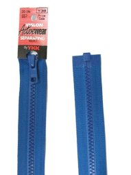 YKK Separating Zipper - One Way Opening, 20" - #557 Rocket