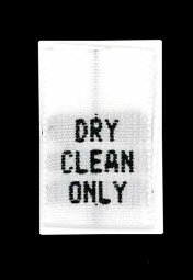 Wholesale Clothing Labels - Dry Clean Only,     1,000