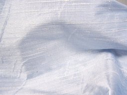 Silk Dupioni Fabric - Cloud
