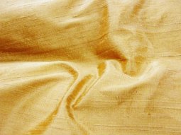 Silk Dupioni Fabric - Antique Gold