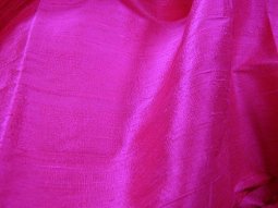 Silk Dupioni Fabric - Fuchsia