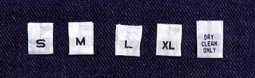 Woven Clothing Labels - 25 labels per pack