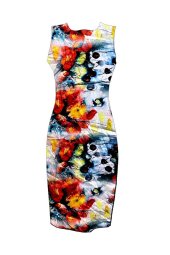 Linen Print Fabric - Digital Floral #25TEL02