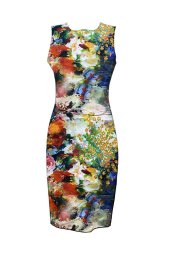 Linen Print Fabric - Digital Floral #25TEL01