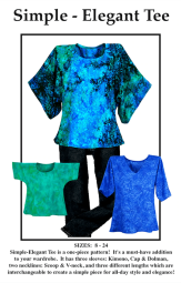 CNT Pattern Co. - Simple - Elegant Tee Sewing Pattern