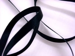 Wholesale Silk Satin Ribbon 1/4" Black