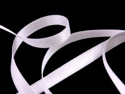 Wholesale Silk Satin Ribbon 3/8" White