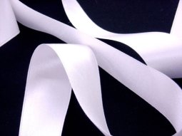 Wholesale Silk Satin Ribbon 1 1/2" White