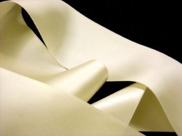 Wholesale Silk Satin Ribbon 2" Ivory