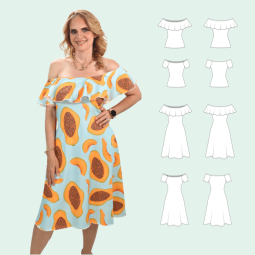 Sirena Sewing Patterns - Nydia Dress and Blouse