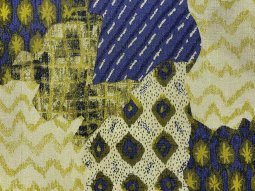 VF224-16 Bakers Patch - Abstract Rayon Crepeon Fabric