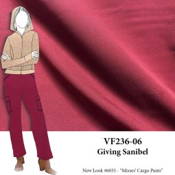 VF236-06 Giving Sanibel - Sienna Stretch-Woven Cotton Twill Bottomweight Fabric