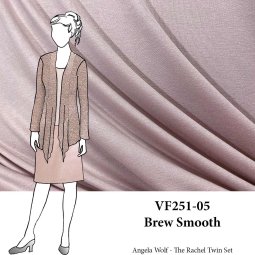 VF251-05 Brew Smooth - Blush Modal Rayon Knit Fabric