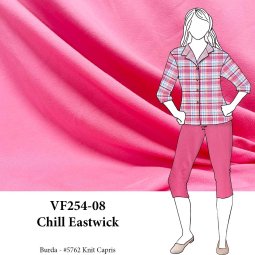 VF254-08 Chill Eastwick - Medium-weight 66” wide Fuchsia Cotton Jersey Knit Fabric
