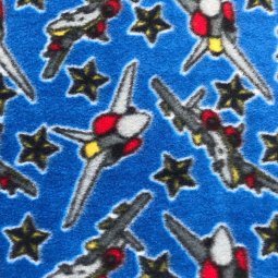 Polar Fleece Print - Jet Fighter Planes