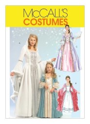McCall's Sewing Pattern M5731 - Women's and Children's Medieval and Cosplay Princess Costume