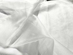 Sparkle Organza Fabric - Ivory
