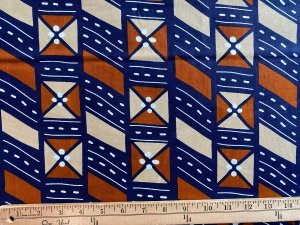 African Wax Print Cotton Ankara Fabric - Crossroads 639