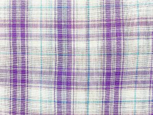 Beachcomber Reversible Cotton Gauze Fabric - Color combo 23 Purple + Blue