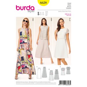 Burda 6628 - Misses' Dress Sewing Pattern