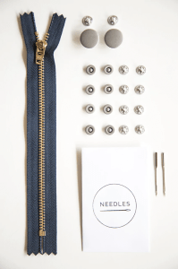 Closet Core - Zipper Fly Jeans-Making Kit - Four Colors Available