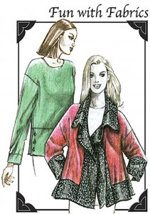 Cutting Line Designs #51509 Fun with Fabrics - Blouse and Jacket Sewing Pattern