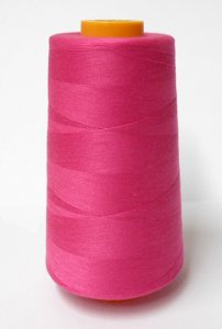 Wholesale Serger Cone Thread - Hot Pink 841  -  50 spools per case - 4000yds per spool