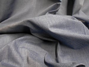 Broadcloth Fabric - Polyester-Cotton Blend - Chambray