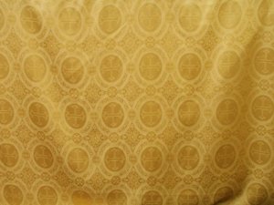 Wholesale Church Brocade - Antique Gold, full width view