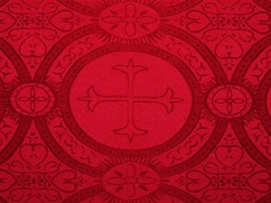 Wholesale Church Brocade - Red