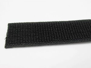 Wholesale Elastic Knitted Loop - Black, 1" wide