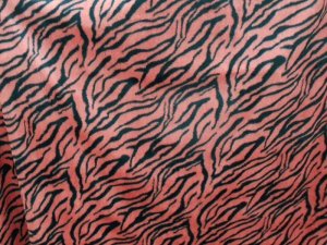 Minky Animal Faux Fur - Tiger #20, full width view