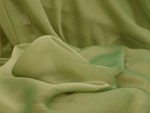 Wholesale Iridescent Polyester Chiffon fabric - Mustard/Aqua #946