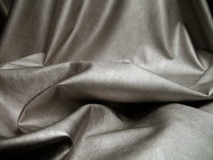 Wholesale Metallic Faux Leather - Silver #6, 17 yards