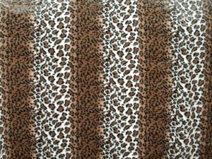 Minky Animal Print Fur - Striped Leopard, alternate view 2