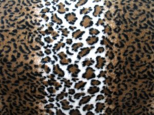 Minky Animal Print Fur - Striped Leopard